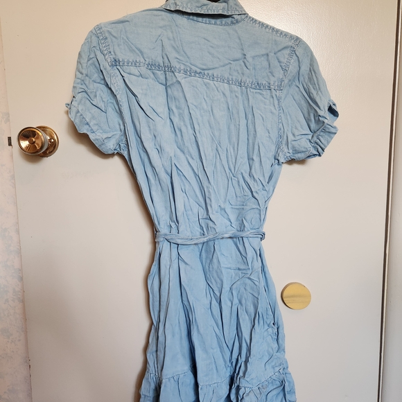 Japna Light Blue Button-Up Dress - Picture 3 of 3